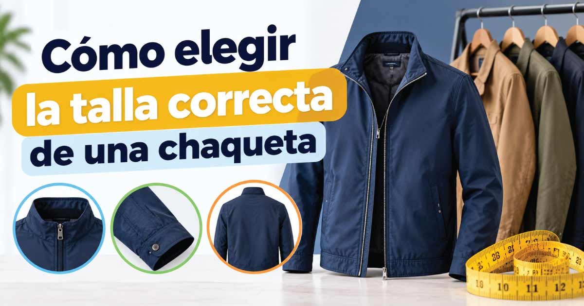 Cómo elegir la talla correcta de una chaqueta