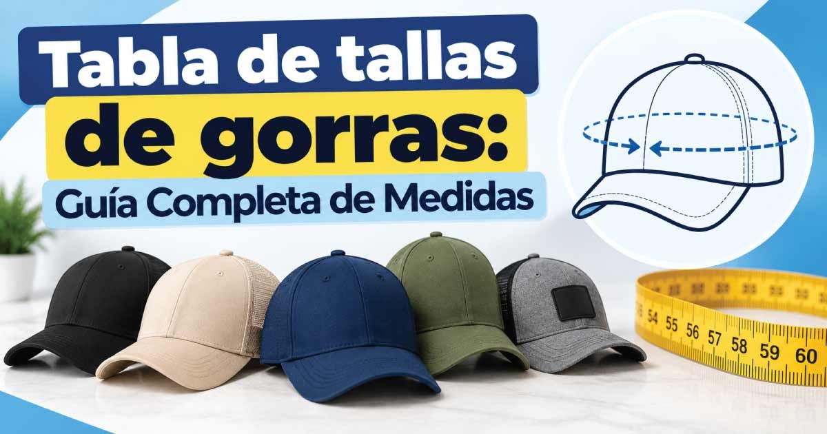 Tabla de tallas de gorras