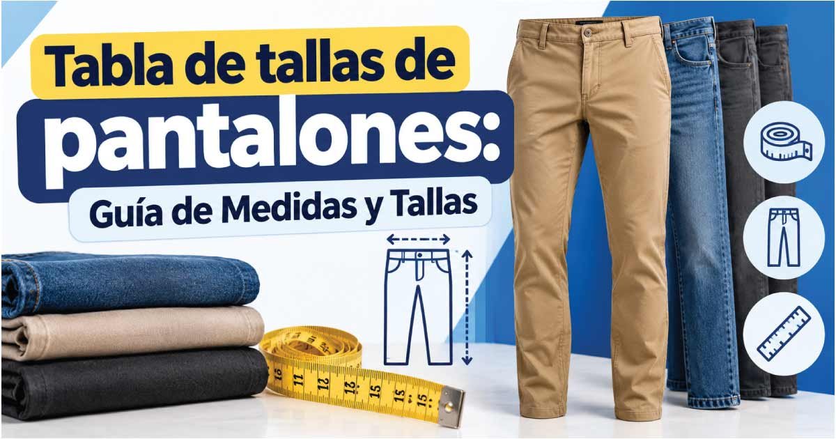 Tabla de tallas de pantalones